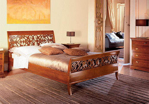 Кровать с различными вариантами отделки ciclamino Le Fablier I ciliegi